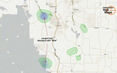 Hail Map for Castle Rock, Colorado July 30, 2012