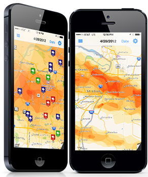 Hail Recon Interactive Hail Maps