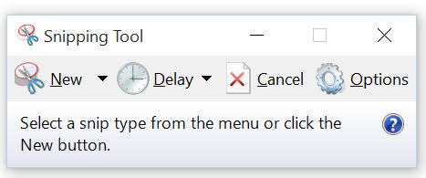 Snipping Tool Included With Windows
