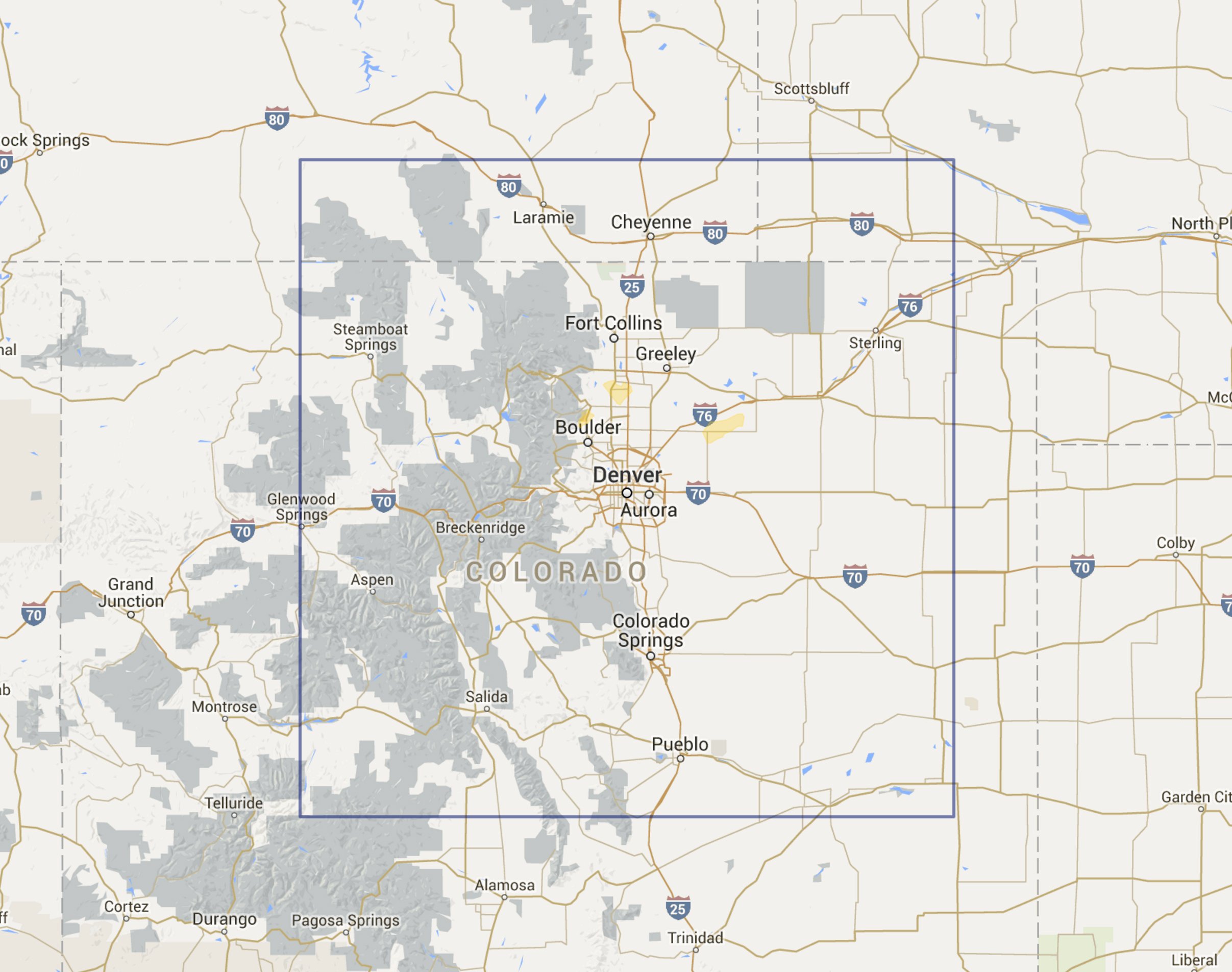 Denver CO Region