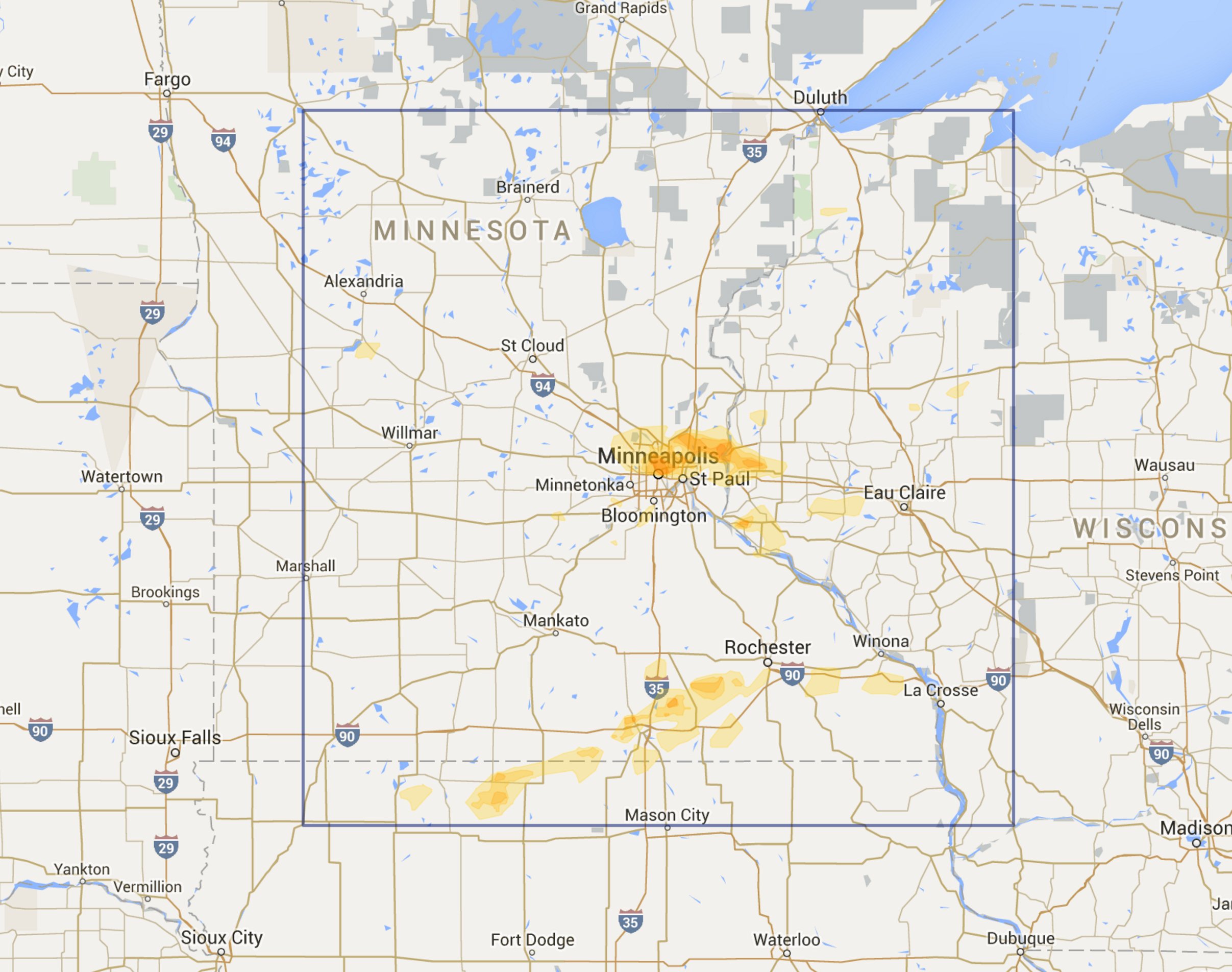 Minneapolis MN Region