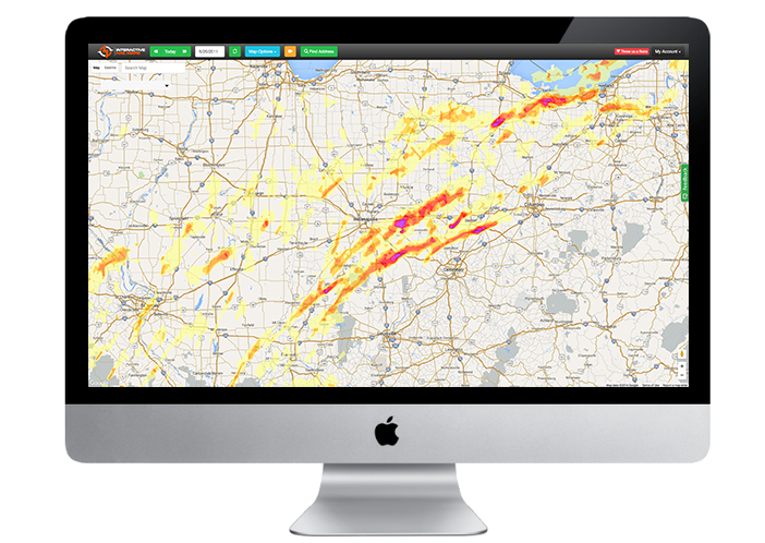 Interactive Hail maps